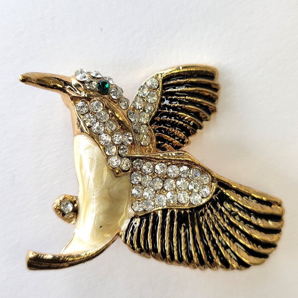 Hummingbird brooch pin, Bird Brooch Pin - NEW